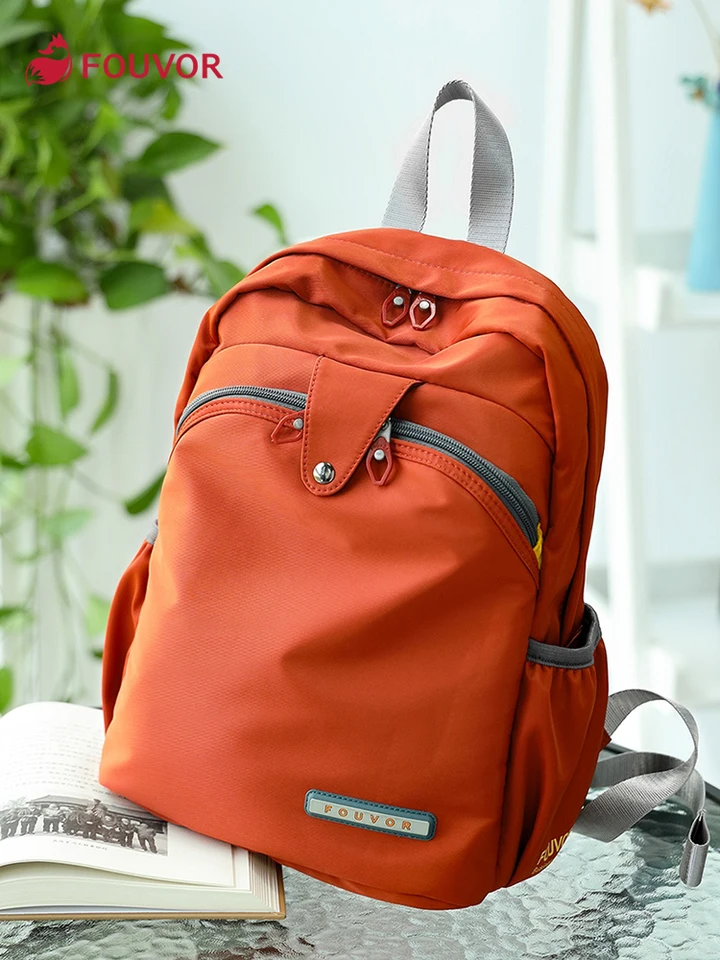 Mochila Moda Tela Oxford Ligera Simple Estudiante Lona Bolsa Escolar De  Viaje