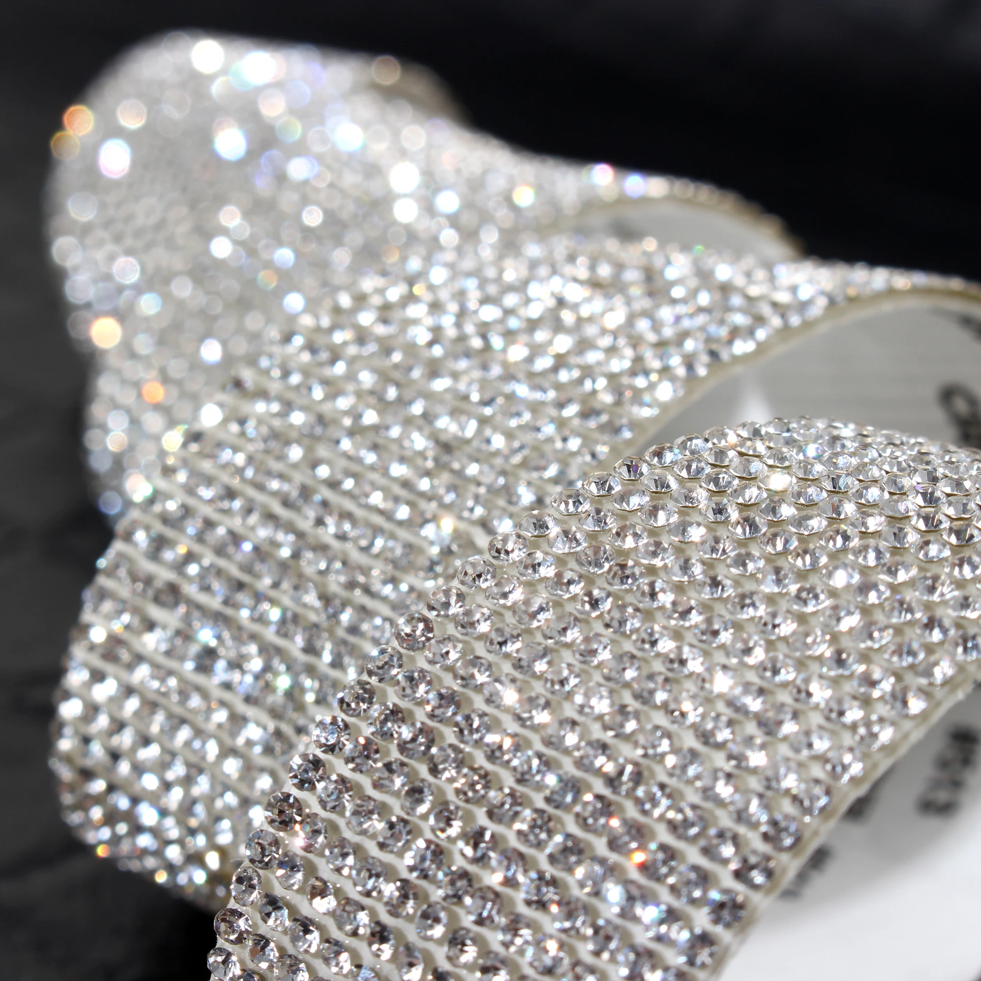 Rhinestone Sheet Strip- Silver