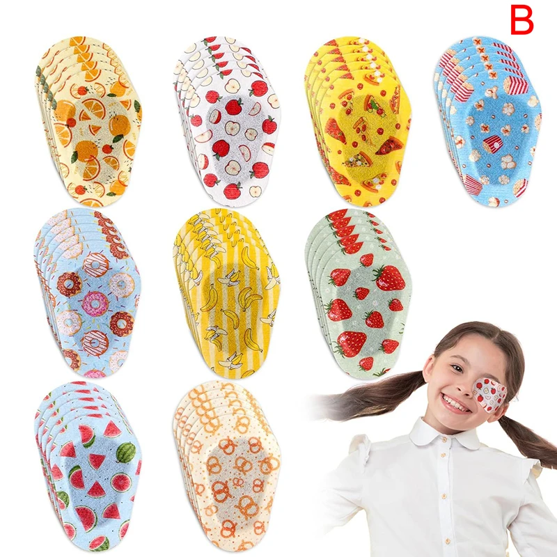 9Pcs Adhesive Eye Patches Bandage For Kids Girls Boys Amblyopia Lazy Eye Protect Eyesight Eye Patches 6