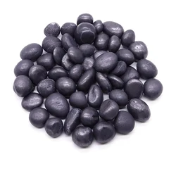 Wholesale Natural Ocean Blue Obsidian Tumbled Stones - Healing Energy Crystals for Home Decor and Aquarium Display (Shungite)