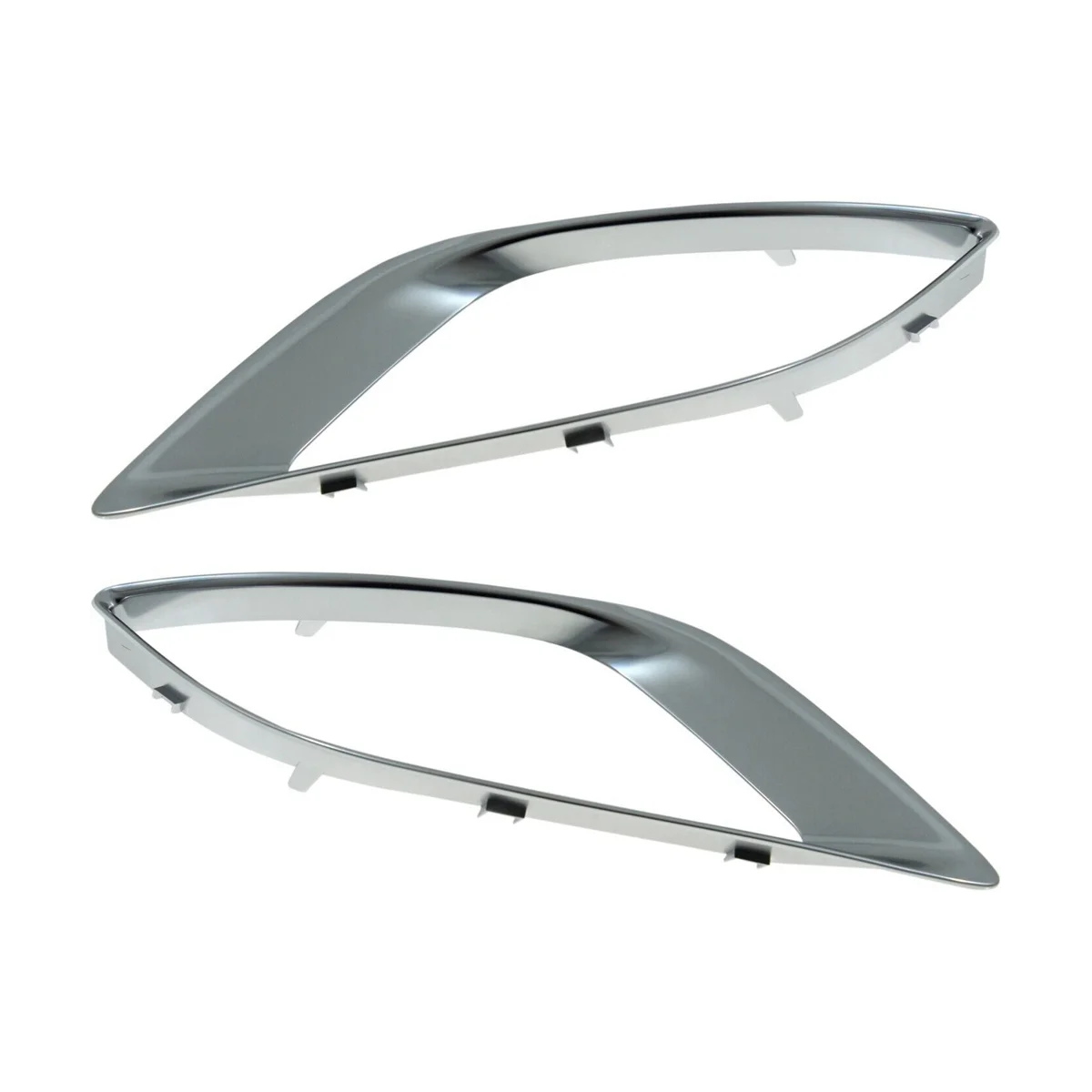 Front Fog Light Cover Fog Lamp Trim 5113744AB 5113745AB for 2014-2020 Dodge Durango Left & Right Chrome