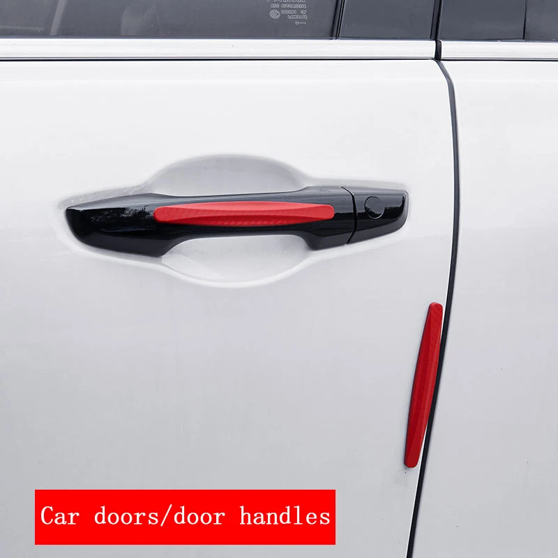 6/4 Stuk Universele Voorbumper Hoek Beschermer Auto Anti-Collision Bescherming Decoratie Strip Auto Accessoires Nieuw