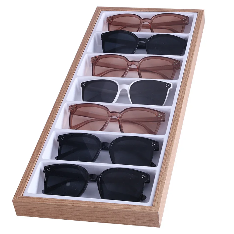 Wood Eyeglass Box Display Box Storage Counter Display Home Storage