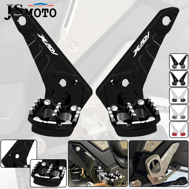 

NEW For HONDA XADV xadv750 2021 2022 2023 Motorcycle X-ADV Rear Footrest Foot Pegs Pedal Passenger Rearsets Foot Stand Pedal