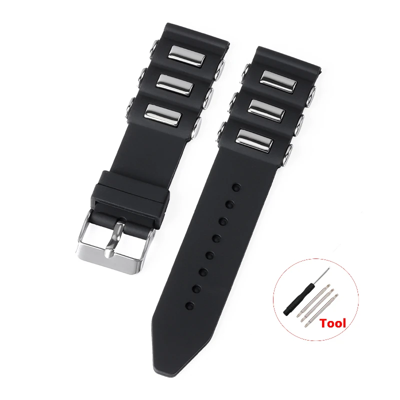 Waterproof Silicone Sports Watch Strap – Universal Fit