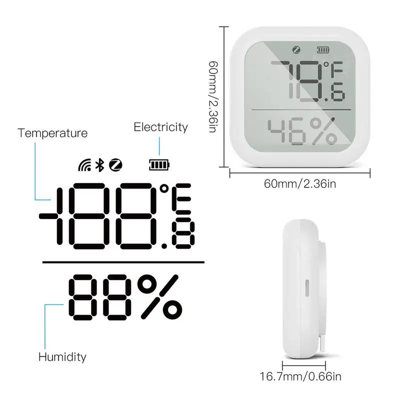 Monitor your greenhouse with a smart thermos-hygrometer 