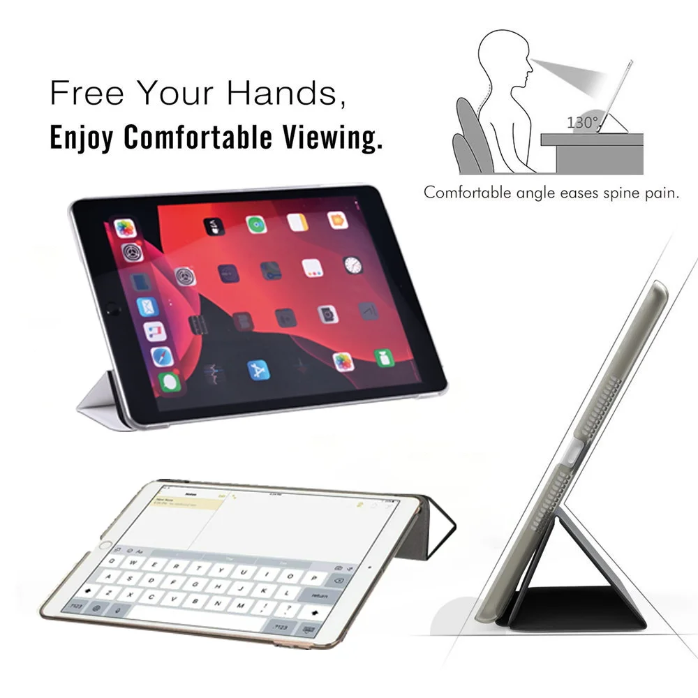 Estojo para Tablet de Couro pu Capa para Apple Ipad 9th 2023 Air 5th 6th 7th 8th Mini Pro 11 2023 Pro 9.7 - Imagem 5