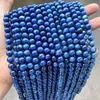 Wholesale 6 8 10mm Blue Kyanite Beads Round Loose Spacer Pick Size For Jewelry Making Diy Necklace Bracelet Accessory 15" Inch 3