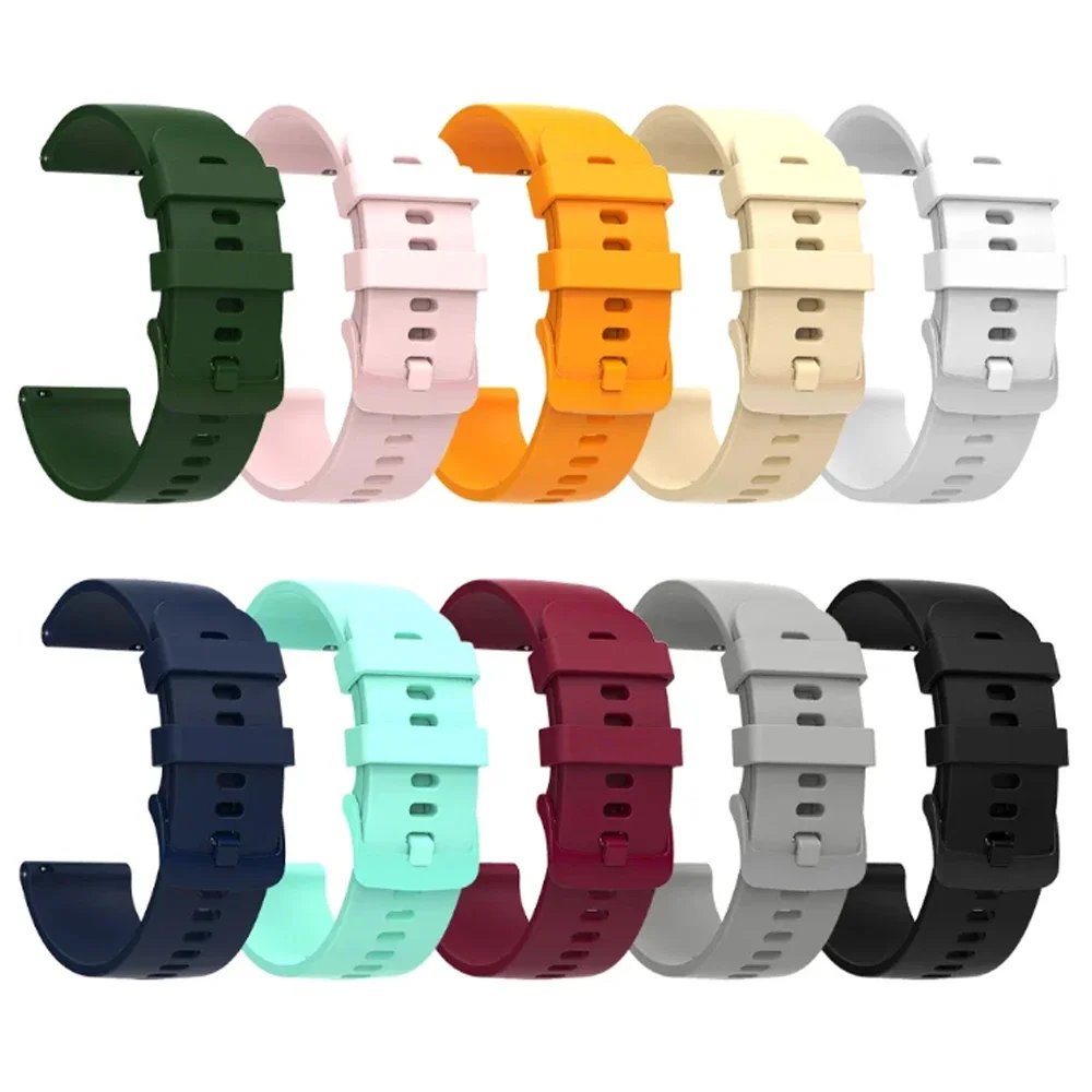 Versatile Silicone Smartwatch Strap, 20-22mm - Sport Band Bracelet Belt