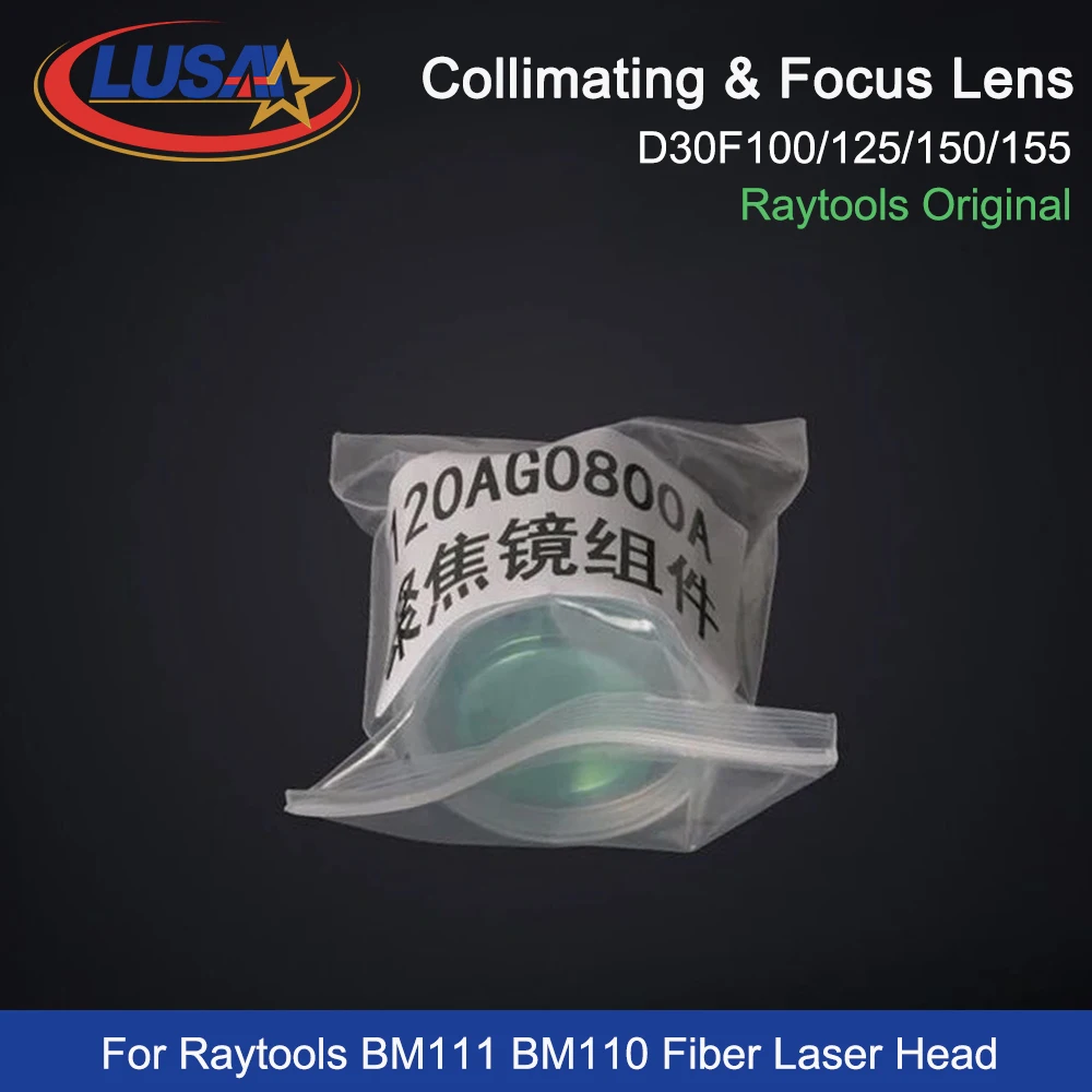 LUSAI Raytools 레이저 콜리메이팅 렌즈, 렌즈 거치대 포함, D30, F..