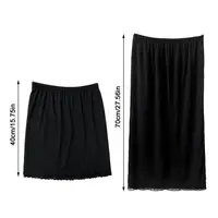 Jupon en dentelle confortable et respirant pour femme, style ample, doux, pour l'été 6