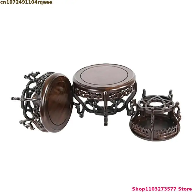 Three High-end Vase Sorting Table Stand Bonsai Holder Plant Decorative Shelf Coffee Tea Sets Pedestal Standing Flower Base