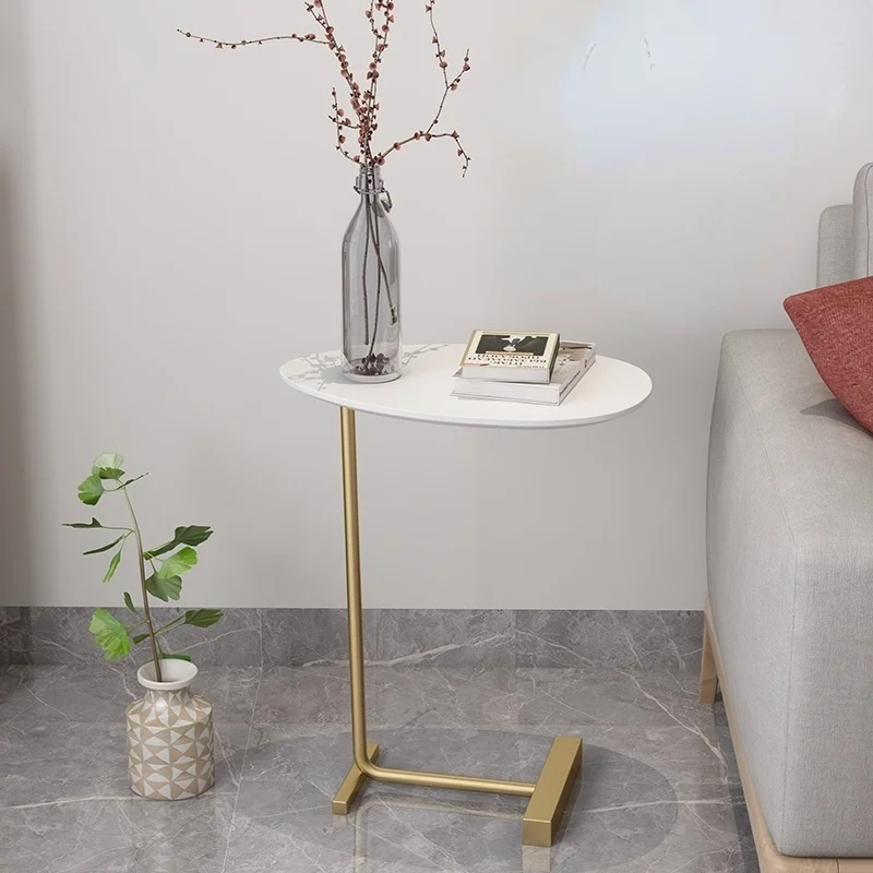 

Modern Minimalist Removable Wrought Iron Sofa Side Mini Coffee Center Bedside Table Dressing Table Furniture Living Room LQ70YH