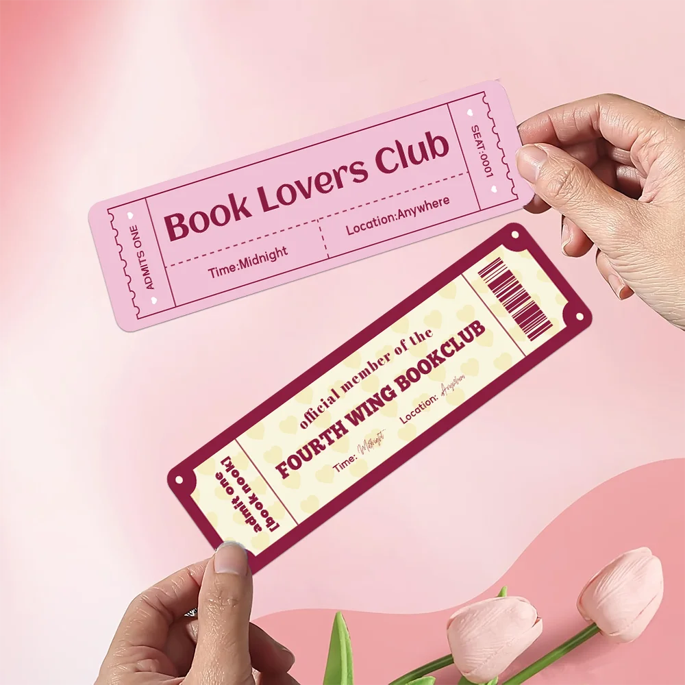 Set of 30 Creative Literary Book Lover Bookmarks for Decoration and DIY Projects