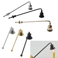 1PC Bell-shaped Candle Snuffer Long Handle Fire Extinguisher Candle Wick Cover Anti-smoke And Smell DIY Making Gifts Home Decor 1
