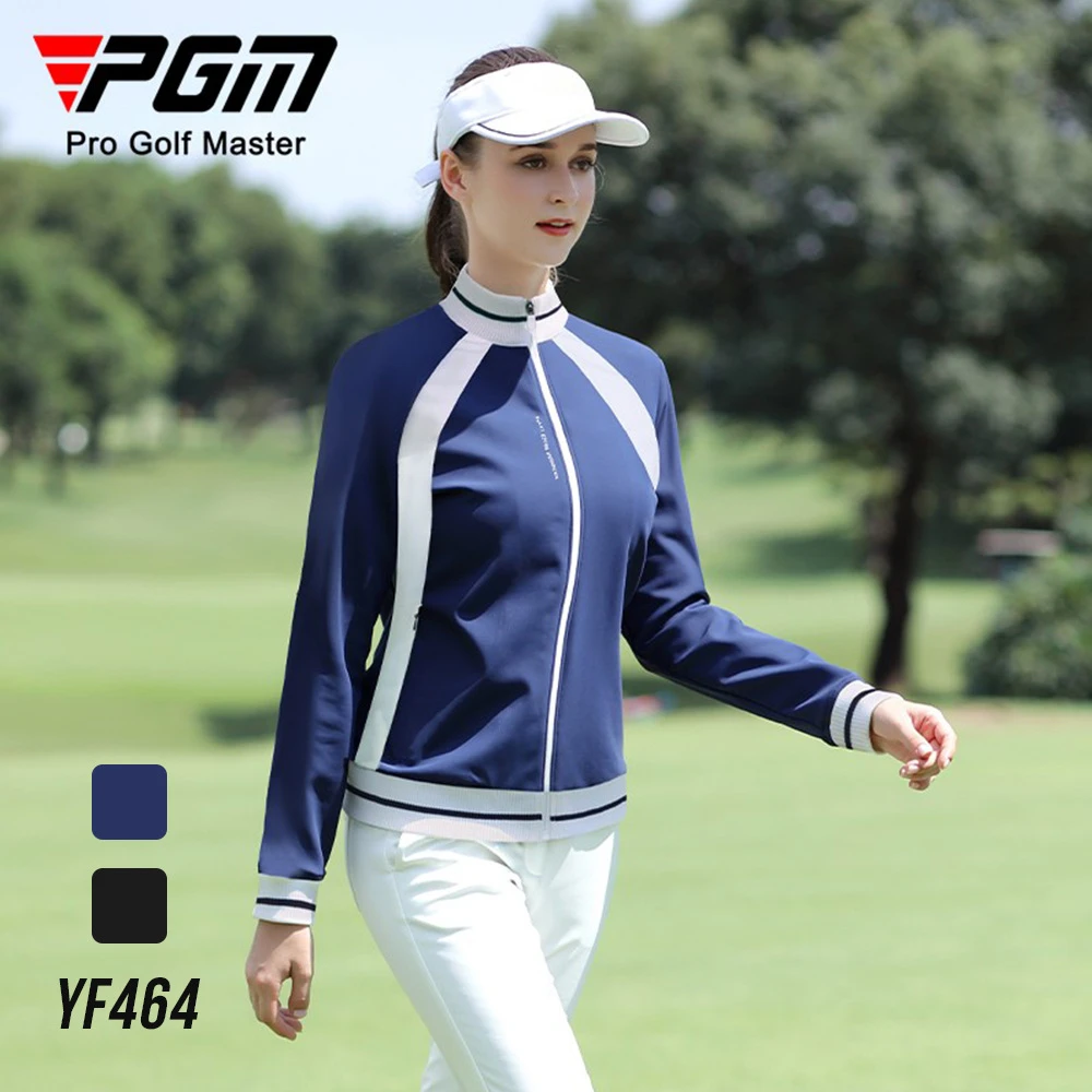PGM chaquetas de Golf de manga larga para mujer, ropa prueba de viento, cálida, a prueba de frío, con cuello alto, YF464, otoño e invierno, 2022| | - AliExpress