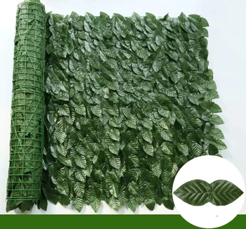 Artificial Ivy Hedge Green Leaf Fence Panels Faux Privacy Fence Screen for Home Outdoor Garden Balcony Decoration