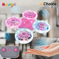 2.4G Mini Rc Flying Quadcopter Drone Flying Obstacle Avoidance Ufo Kid Remote Control Airplane Drone Boys Girls Toy for Beginner