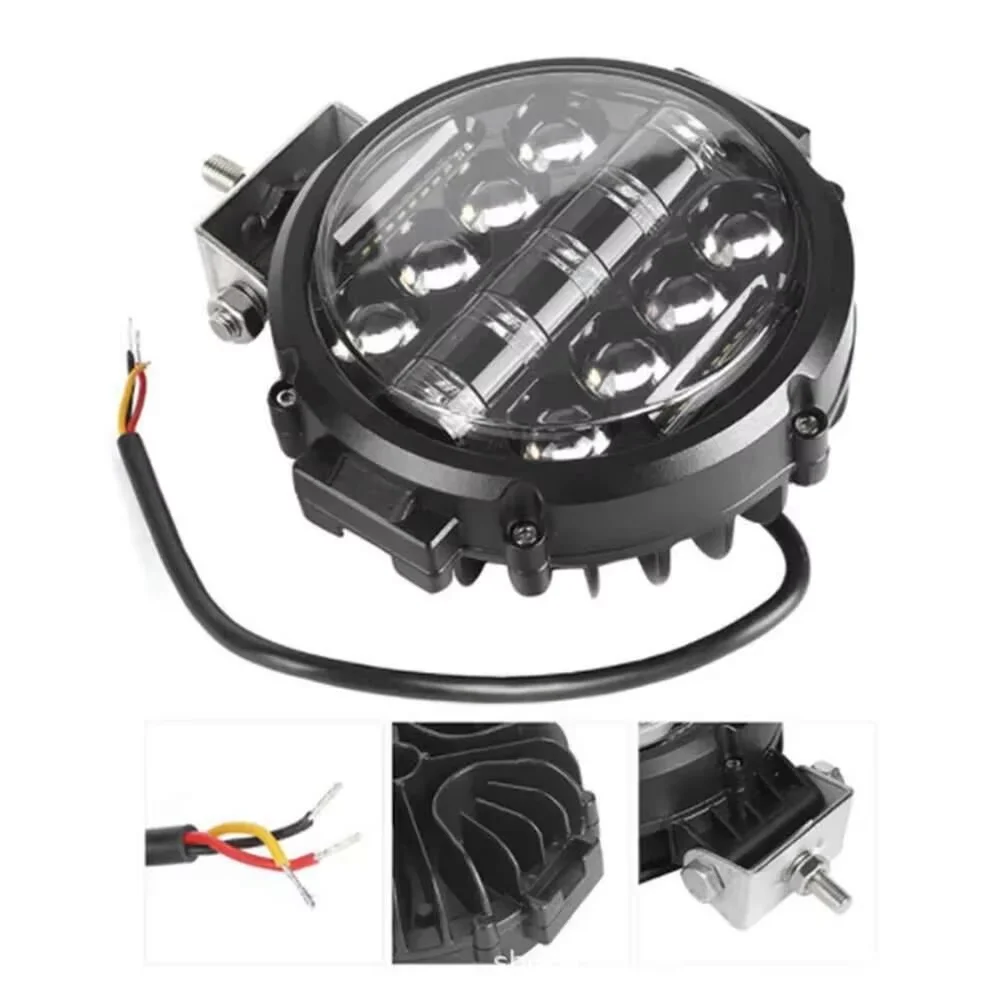 7인치 LED 작업등 바, 지프 4X4 SUV UTV ATV 오프로드 보트 트랙터 트럭 차량용 범용 주행 스포트라이트 안개등