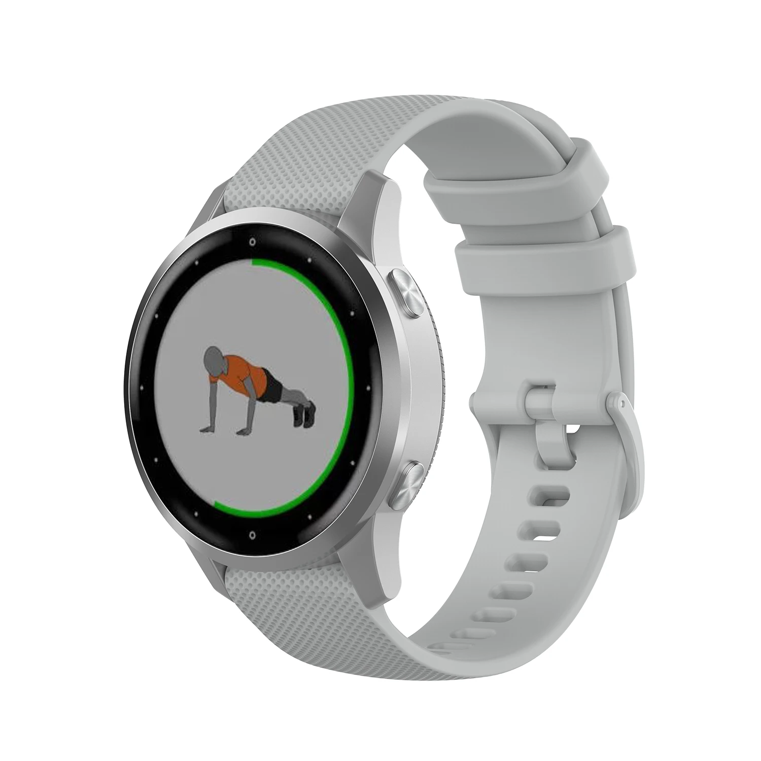 Versatile 20mm Silicone Watchband – Stylish Wrist Strap Bracelet