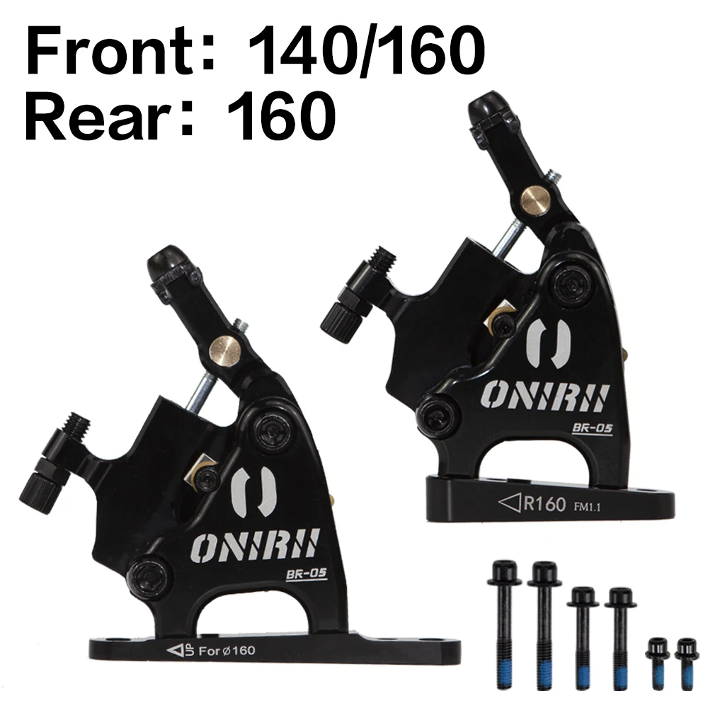 ONIRII ワイヤー牽引油圧ディスクブレーキキャリパーフラットマウント