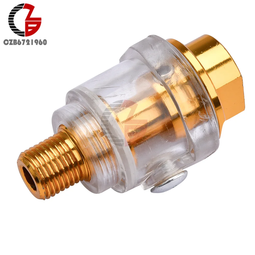 1/4 Inch NPT InLine Oiler Lubricator for Pneumatic Tool and Air Tool