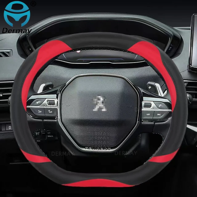 Per il nuovo Peugeot 208 e208 2020 2021 2022 coprivolante per Auto carino  in pelle PU donna nuove ragazze accessori per Auto interni - AliExpress