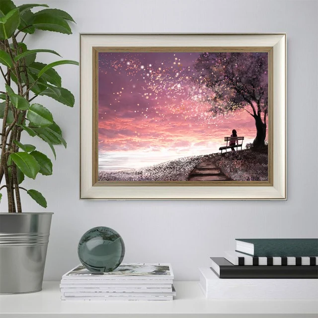 【アクリル画】 商品名 「春の風」　額なし　10号 アクリル画】 商品名 「春の風」額なし10号