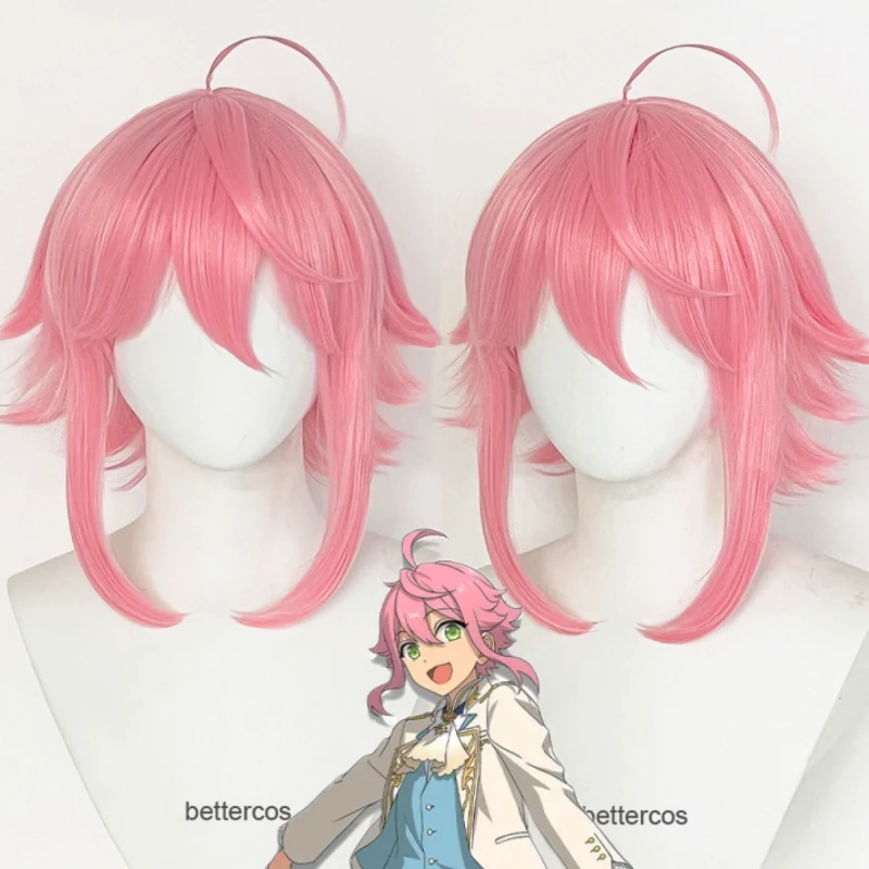

Game Ensemble Stars ES Cosplay Wig Tori Himemiya Cosply Wig Tori Himemiya 42cm Short Pink Heat Resistant Hair Wigs + Wig Cap
