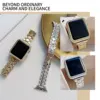 Electroplated light color change set for Apple Watch model 44/45/41/40/49/42/38mm strap, simple fashion for iwatch series 987654 4