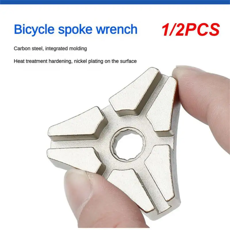 

1/2PCS Sizes in One Spoke Nipple Wrench Wheel Rim Truing Repair Tool Carbon Steel Robust Structure