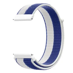 Durable 22mm Nylon Loop Wristband Strap - Versatile Fit - 22mm Width Band (Greece)
