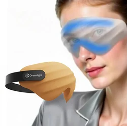 Dreamlight 3D Stereoscopic Sleep Aid Eye Mask - Ultimate Light - Blocking, Breathable Travel Relaxation Eyepatch (2pcs Yellow)