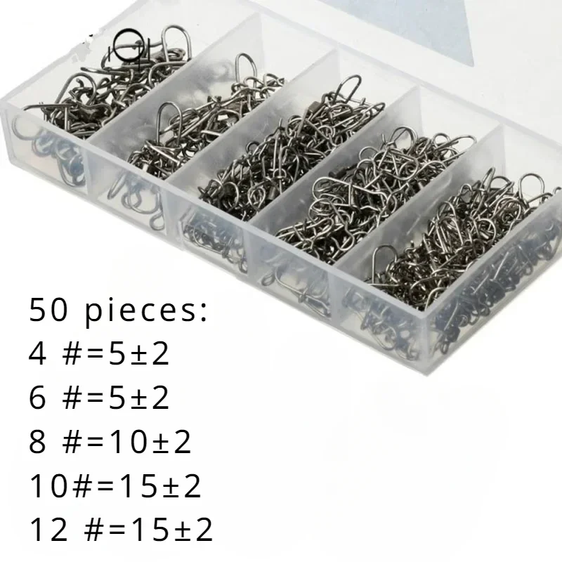 Fishing connector 50/100 Piece Set Fishing gear kit