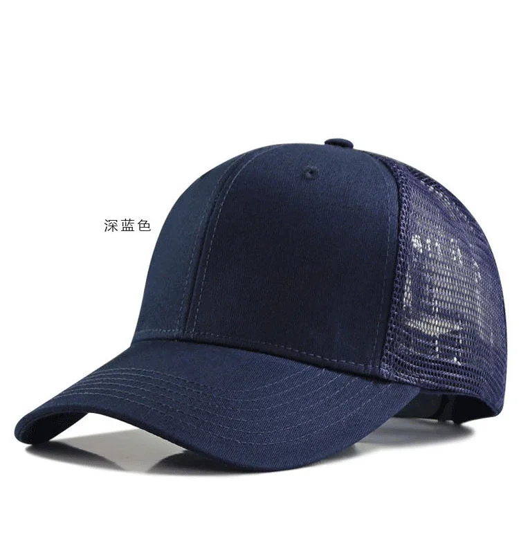 Big Head Man Large Size Mesh Baseball Hats Outdoors Plus Size Sport Caps Dad Oversize Trucker Cap 56-61cm 62-66cm