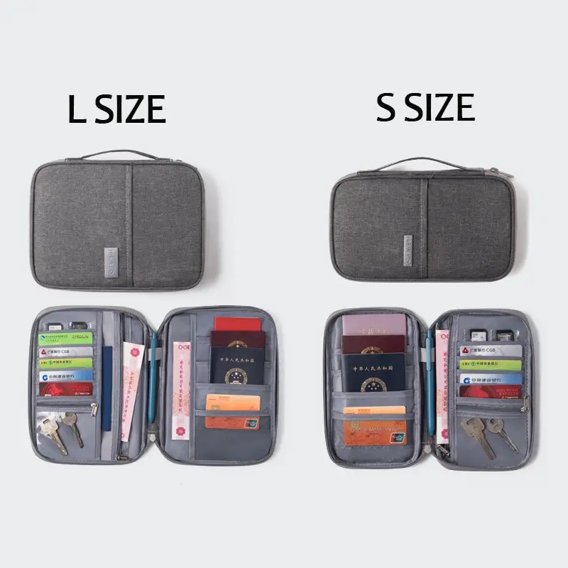 Travel Wallet Family Passport Holder Creative Waterproof Document Case Organizer Travel Accessories Document Bag Cardholder