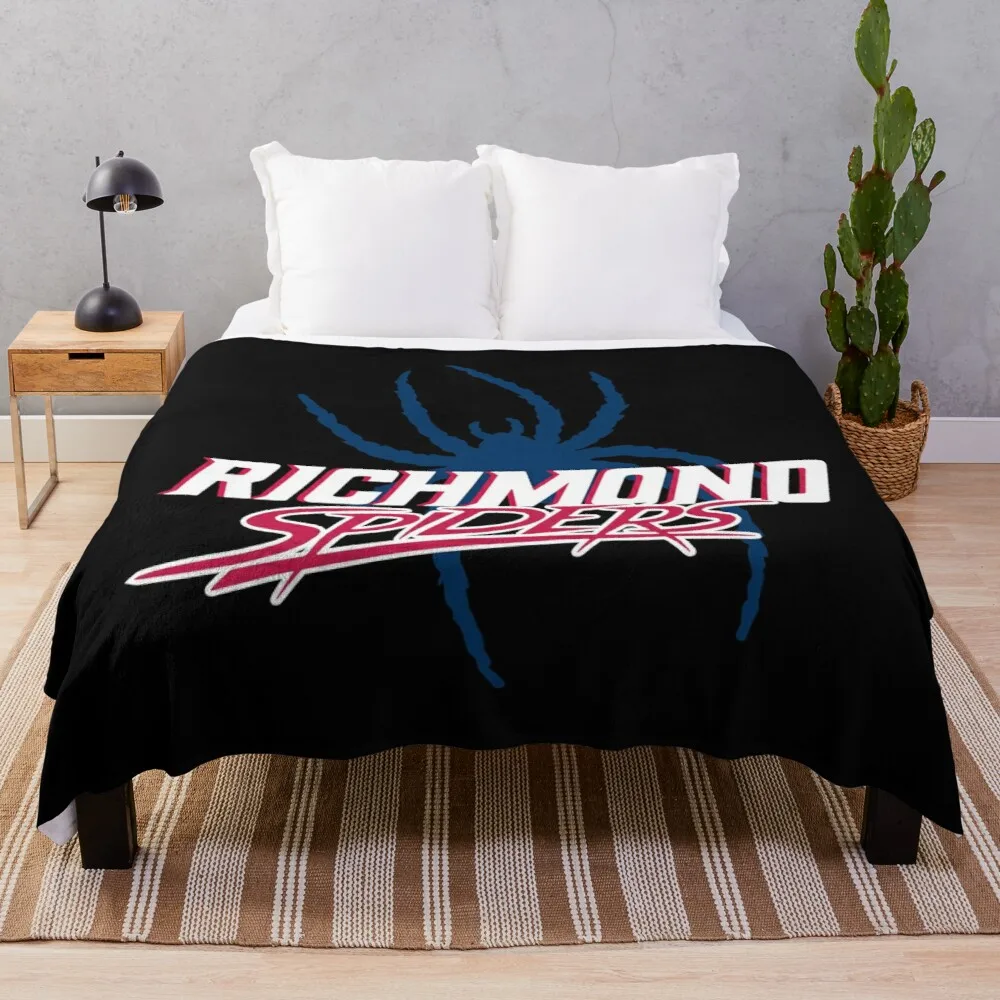

Richmond Spiders Throw Blanket blanket for travel light velor blankets throw blanket fur woven blanket