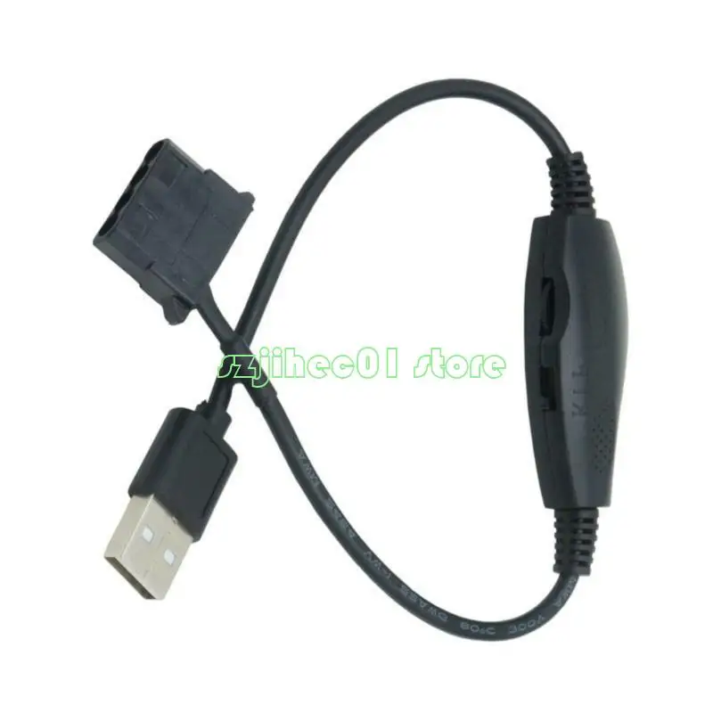 QX2A USB 4PIN PWM 5V 12V 라인 USB 소매 PC 팬 전력 어댑터 커넥터