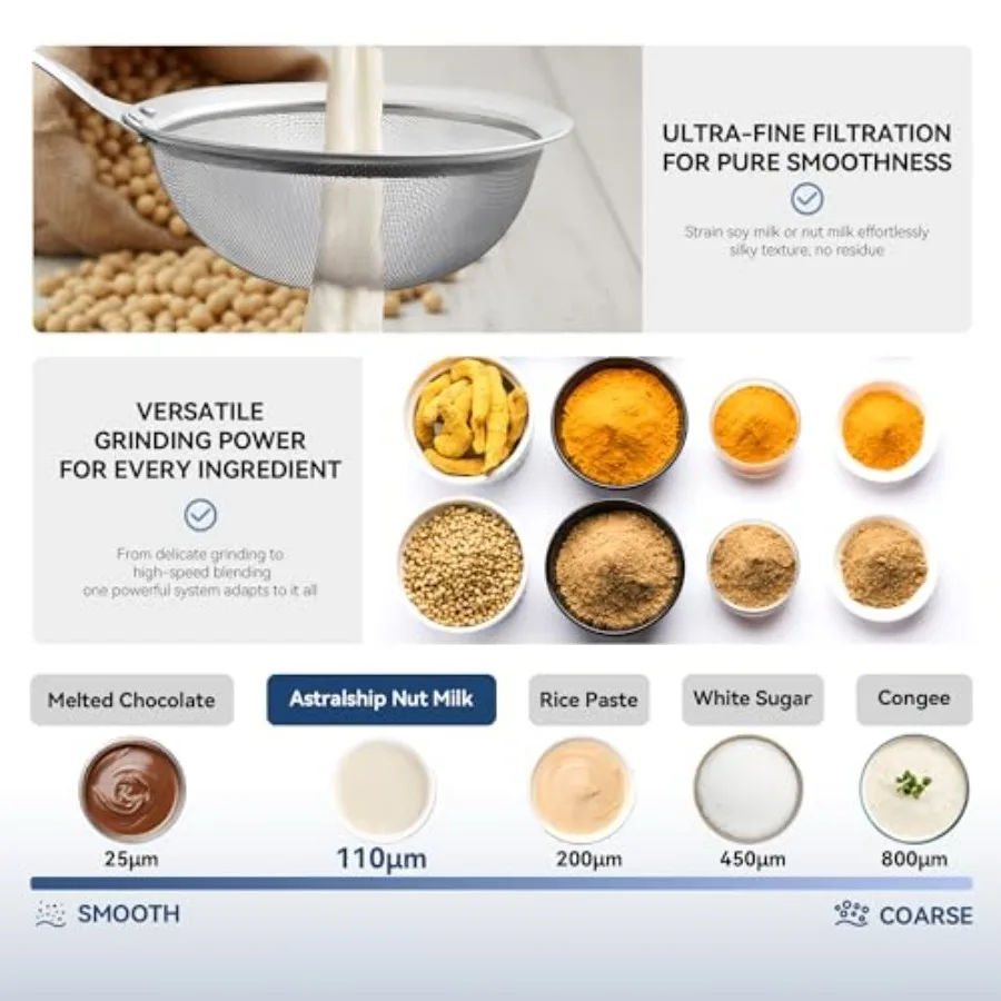 High-Speed Heating Blender for Kitchen Smoothies 1500W Motor with Tamper 9 Adjustable Speeds 14 Preset Programs Glass Jar Stain