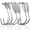 4/6/12Pcs Jig Heads Fishing Hooks Tube bait jighead Worm lure Fishhooks for Bass Crappie Salmon Fishing jig 1/8oz 1/4oz 3/8oz