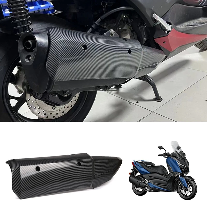 

AU05 -Motorcycle Exhaust Muffler Pipe Heat Shield Cover Guard Anti-Scalding Shell For Yamaha XMAX250 XMAX300 XMAX 250 300 150