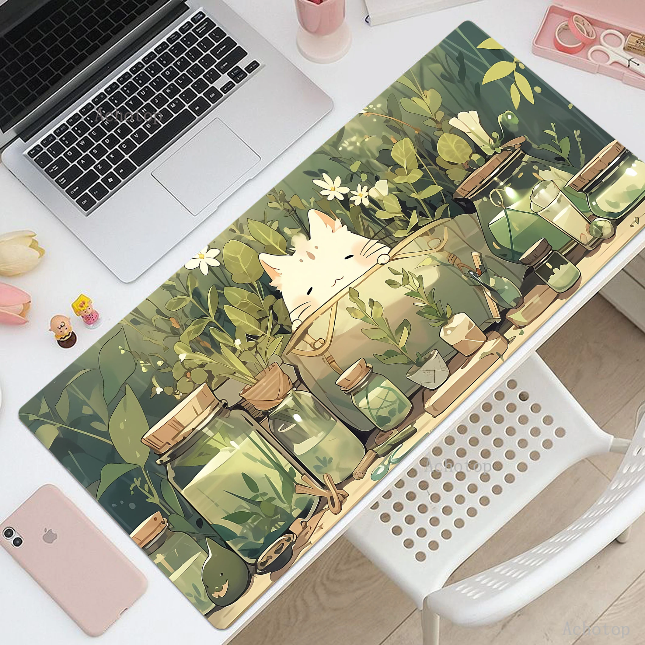 

Cute Kawaii Mouse Pad XXL 900x400mm Gaming Accessories Mousemat Gamer Desktop Carpet Pc Game Keyboard Mousepad Office Deskmat