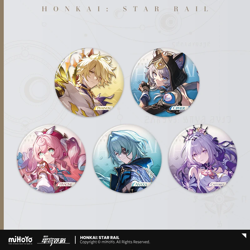 Jeu Honkai: Star Rail Porte-clés Castorice Anaxagoras Phainon Cosplay