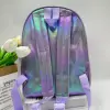 New Mermaid PU Backpack Custom Student School Bag Large Capacity Girl's  Backpack Personalized Name Birthday Gift Bags 5