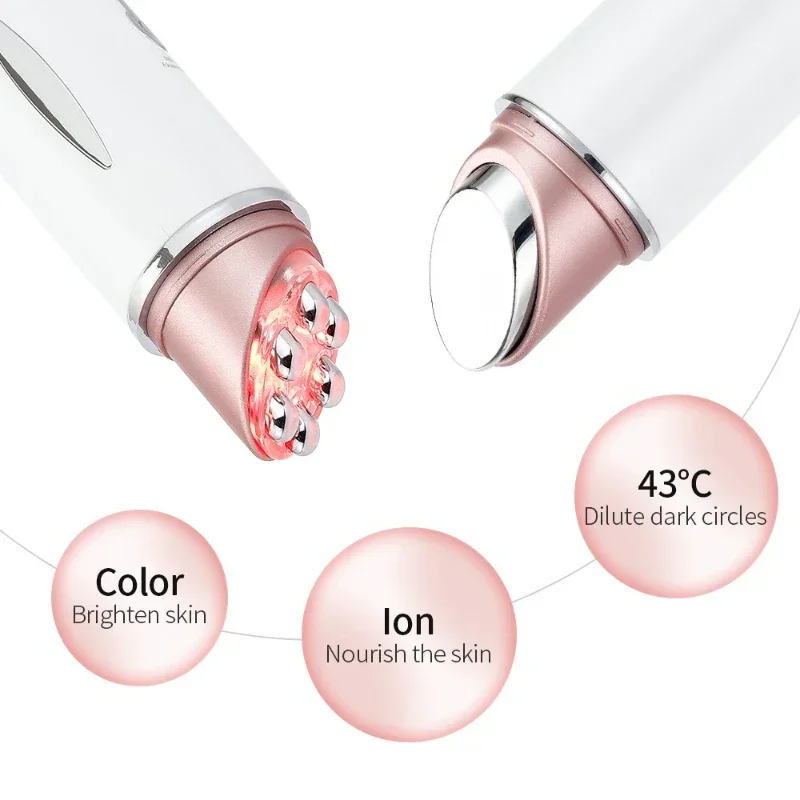 EMS Eye Beauty Device Microcurrent Massage Remove Eye Bag Dark Face Tighten Circles Light Therapy Lifting Massage Instrument eye massager