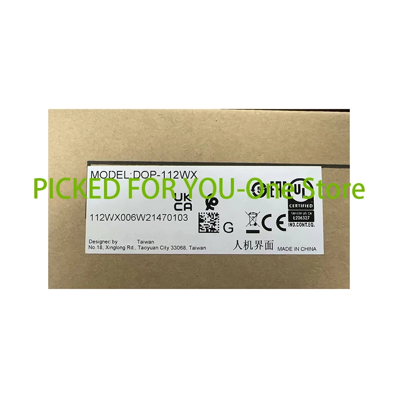 

DOP-112WX 12 "12-дюймовый HMI 8 ГБ ОЗУ TFT 24 бит ЖК-дисплей 1 ГГц двухъядерный процессор MCU SD расширения USB-хост Ethernet заменяет DOP-W127B