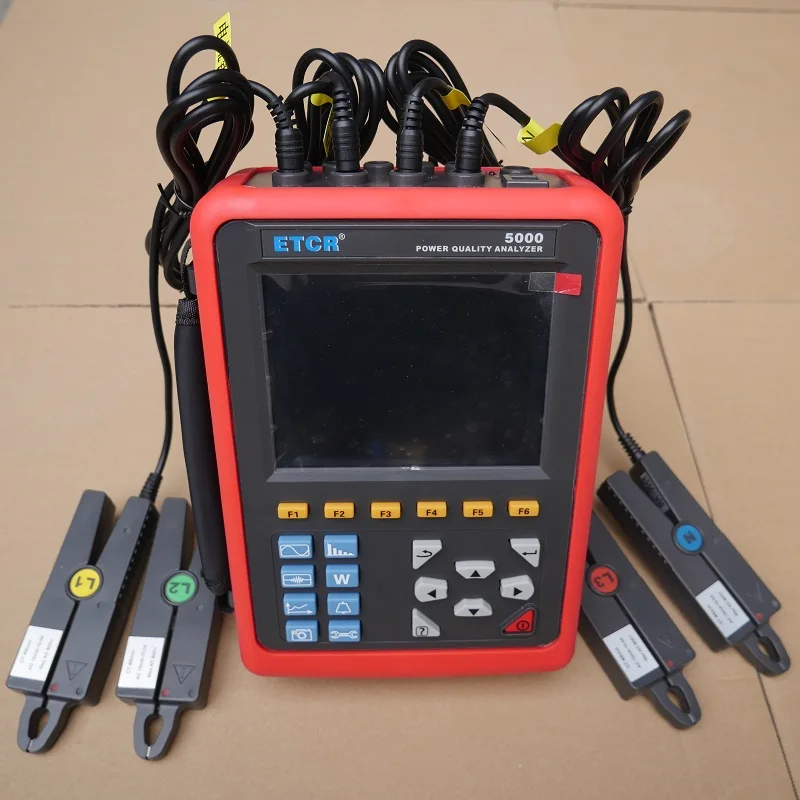 ETCR5000PowerQualityAnalyzerMultifunctional3PhaseFullElectric