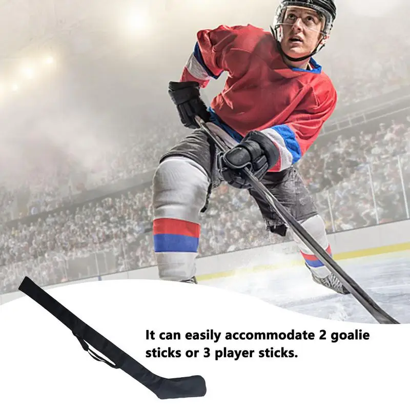 Hockey Sticks Bag Two Shoulder Strip Hockey Bag Men Women Adults Indoor Outdoor Equipment With Zipper Storage pouch