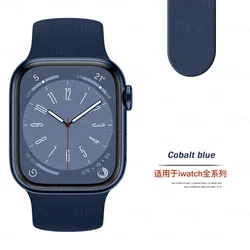 Premium Silicone Sport Band for Apple Watch - Durable & Comfortable Bracelet (20 Cobalt blue)