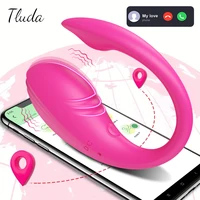 APP-Steuerung Vibro-Liebesei Tragbares Damenhöschen Vibrator Vagina G-Punkt-Stimulator Interaktion Erwachsenes Sexspielzeug für Paare 1